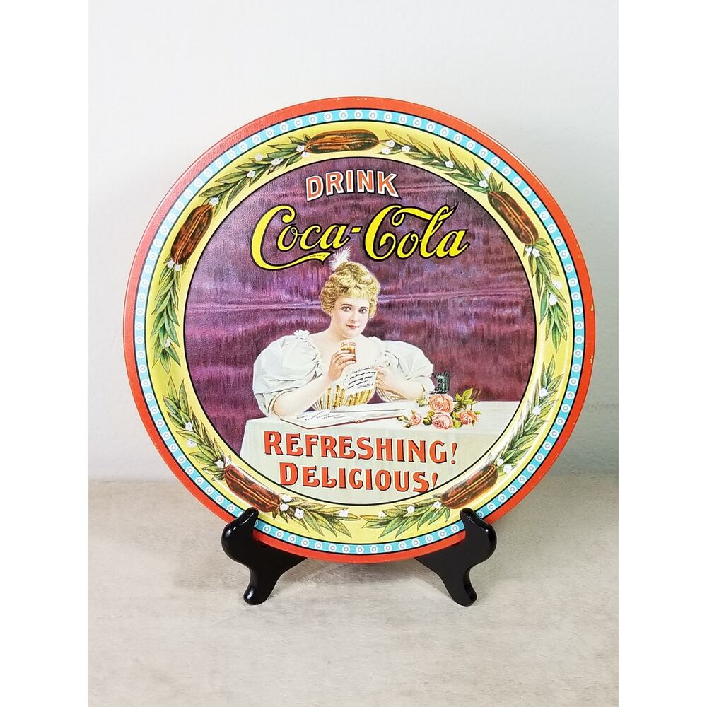 Coca Cola Serving Tray 75th Anniversary 1977 Dallas Texas 12 1/4" #04218